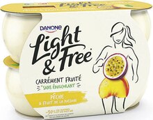 Light & free pêche passion - Casino Supermarchés à Nogent-sur-Marne Light & free pêche passion en promo chez Casino Supermarchés Nogent-sur-Marne à 1,46 €