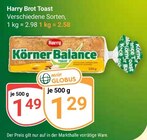 Brot Toast Angebote von Harry bei GLOBUS Erfurt für 1,29 €
