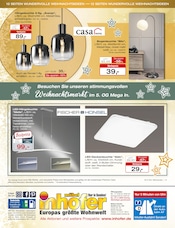 Aktueller Möbel Inhofer Prospekt mit Fisch, "ZAUBERHAFTE Weihnachtswelt", Seite 12