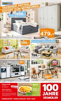 Boxspringbett im aktuellen SegmĂĽller Prospekt (Frankfurt (Main)) Boxspringbett im SegmĂĽller Prospekt "Kauf 3 zahl 2" mit 8 Seiten (Frankfurt (Main))