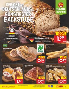 Brot im Netto Marken-Discount Prospekt "Aktuelle Angebote" mit 50 Seiten (Kiel)