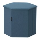 Hocker mit Aufbewahrung Knisa mittelblau Knisa mittelblau Angebote von KJUGE bei IKEA Friedrichshafen für 9,50 €