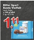 Aktuelle Ritter Sport Angebote bei TOP Getränke in Krefeld Aktuelles Bunte Vielfalt Angebot bei TOP Getränke in Krefeld ab 1,11 €