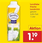 Netto Marken-Discount Bad Schussenried - Frische Landmilch Angebot im Prospekt Frische Landmilch bei Netto Marken-Discount im Bad Schussenried Prospekt für 1,19 €