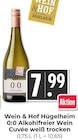 Hieber - 0:0 Alkohlfreier Wein Cuvée weiß trocken Angebot im Prospekt 0:0 Alkohlfreier Wein Cuvée weiß trocken bei Hieber im Prospekt "" für 7,99 €