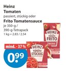 Tomaten passiert im Angebot bei V-Markt in Augsburg Tomaten passiert Angebote von Heinz bei V-Markt Augsburg für 0,99 €