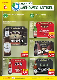 Krombacher im Netto Marken-Discount Prospekt "Aktuelle Angebote" mit 56 Seiten (Leipzig)