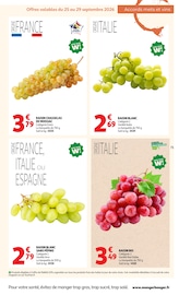 Promos Fruits Et Légumes dans le catalogue "FOIRE AUX VINS D'AUTOMNE" de Auchan Hypermarché Fruits Et Légumes en promo dans le catalogue Auchan Hypermarché à la page 71