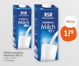 Haltbare Milch 3,5 % Fett im Angebot bei tegut in Frankenthal Haltbare Milch 3,5 % Fett Angebote von Weihenstephan bei tegut Frankenthal für 1,29 €