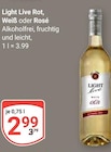 Aktuelles Light Live Rot, Weiß oder Rosé Angebot bei GLOBUS in Erfurt ab 2,99 €