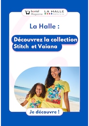 Catalogue Autres Magasins Magazine en cours à Verneuil-sur-Seine et alentours, La Halle : Découvrez la collection Stitch et Vaiana, 1 page, 26/05/2025 - 01/06/2025
