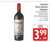 Merlot Cabernet Sauvignon im Angebot bei EDEKA in Weimar Merlot Cabernet Sauvignon Angebote von Entrecôte bei EDEKA Weimar für 3,99 €