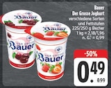 Der Grosse Joghurt Kirsche von Bauer im aktuellen E center Prospekt für 0,49 €