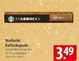 Aktuelles Starbucks Kaffeekapseln Angebot bei famila Nordost in Stralsund ab 3,49 €