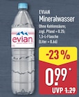 Mineralwasser von Evian für 0,99 € bei ALDI Nord im Angebot Mineralwasser von Evian im aktuellen ALDI Nord Prospekt