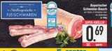 Bayerischer Schweine-Bauch von Südbayerische Fleischwaren im aktuellen EDEKA Prospekt für 0,69 €
