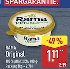 Original im Angebot bei ALDI Nord in Eberswalde Original Angebote von Rama bei ALDI Nord Eberswalde für 1,11 €