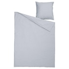 Bettwäsche-Set, 2-teilig weiß blau/Streifen 140x200/80x80 cm von SOLFIBBLA für 14,99 € bei IKEA im Angebot Bettwäsche-Set, 2-teilig weiß blau/Streifen 140x200/80x80 cm von SOLFIBBLA im aktuellen IKEA Prospekt