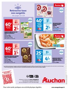 Promo Crevettes surgelées dans le catalogue Auchan Hypermarché du moment à la page 52
