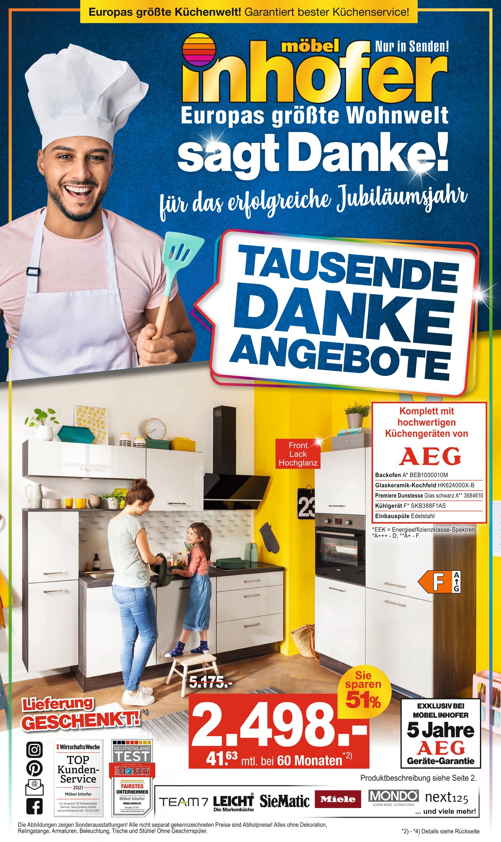 Möbel Inhofer Prospekt für Parsdorf mit 24 Seiten Möbel Inhofer Prospekt für Parsdorf: "TAUSENDE DANKE ANGEBOTE", 24 Seiten, 18.01.2022 - 31.01.2022