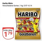 Minis im Angebot bei GLOBUS in Neubrandenburg Minis Angebote von Haribo bei GLOBUS Neubrandenburg für 1,79 €