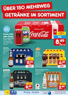 Coca Cola im Netto Marken-Discount Prospekt "Aktuelle Angebote" mit 70 Seiten (Singen (Hohentwiel))