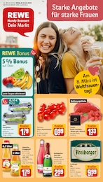 REWE Prospekt "Dein Markt" für Leipzig, 28 Seiten, 03.03.2025 - 08.03.2025