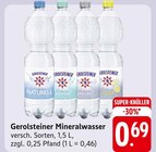 Aktuelles Mineralwasser Angebot bei E center in Freiburg (Breisgau) ab 0,69 €