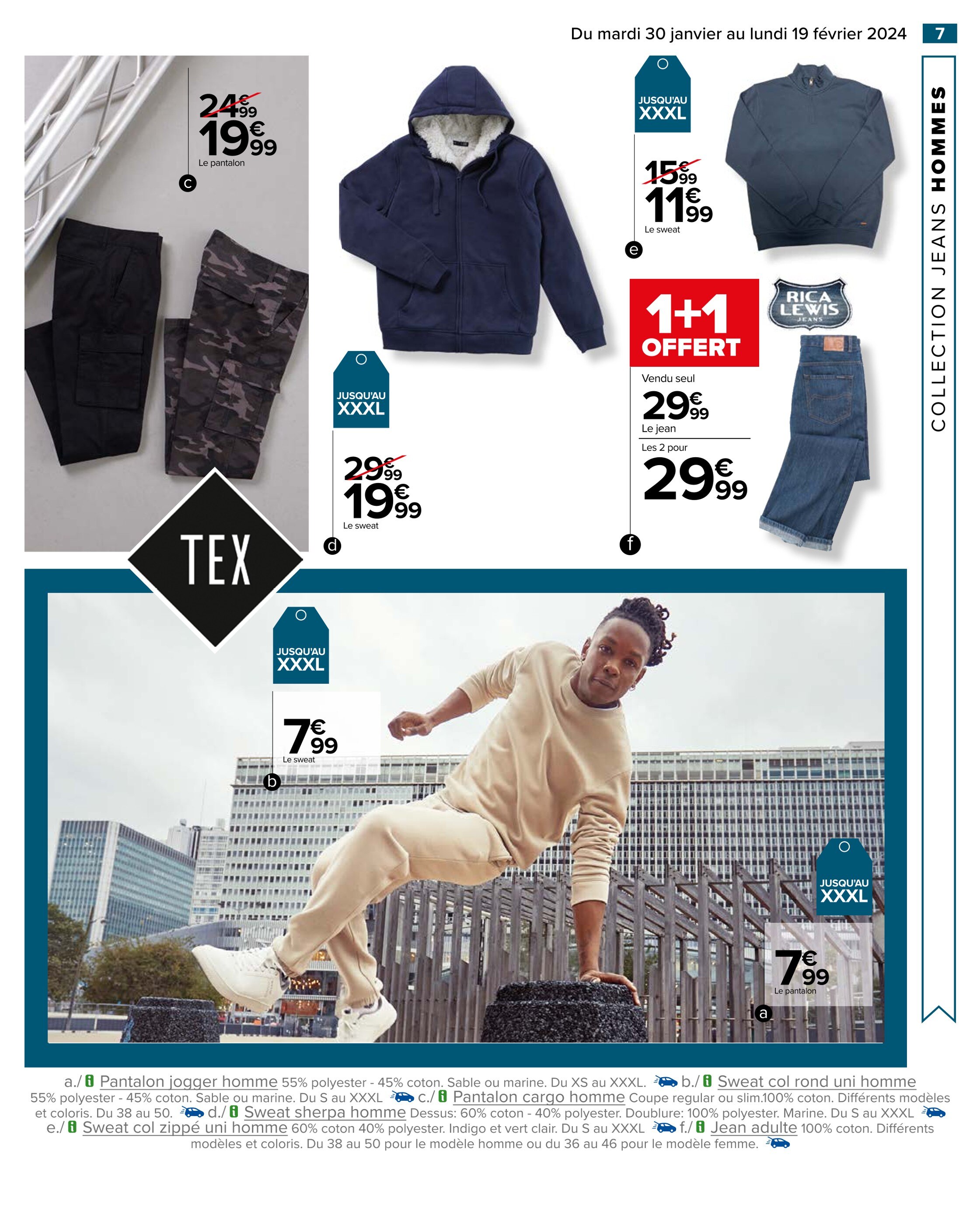 T Shirt Homme Carrefour Promos et prix dans le catalogue de la