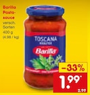 Pasta-sauce im Angebot bei Netto Marken-Discount in Bayreuth Pasta-sauce Angebote von Barilla bei Netto Marken-Discount Bayreuth für 1,99 €