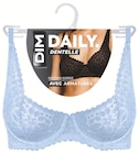 Soutien gorge daily dentelle - DIM - Intermarché à Poitiers Soutien gorge daily dentelle - DIM en promo chez Intermarché Poitiers à 9,95 €