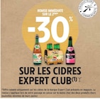 -30% de remise immédiate sur le 2ème sur les cidres Expert Club - Expert Club / Producteurs et Commerçants dans le catalogue Intermarché