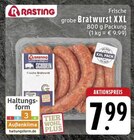 Frische grobe Bratwurst XXL Angebote von Rasting bei EDEKA Duisburg für 7,99 €