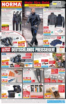 Arbeitshose im aktuellen Norma Prospekt (München) Arbeitshose im Norma Prospekt "Mehr fürs Geld" mit 30 Seiten (München)