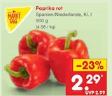 Paprika rot von Markttag im aktuellen Netto Marken-Discount Prospekt