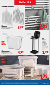Mülleimer im aktuellen Lidl Prospekt (Leipzig) Mülleimer im Lidl Prospekt "LIDL LOHNT SICH" mit 71 Seiten (Leipzig)