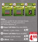 Akku Micro AAA (HR03), Mignon AA (HR6), E-Block Angebote von Power Cell bei E center Freiburg für 4,99 €