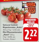 Cocktail-Rispentomaten "Rubin" oder Mini Pflaumentomaten "Nasch" bei EDEKA im Bornheim Prospekt für 2,22 €