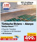 Aktuelles Türkische Riviera – Alanya Angebot bei Netto Marken-Discount in Essen ab 499,00 €