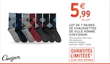 Lot de 7 paires de chaussettes de ville homme - Chevignon en promo chez Intermarché Créteil à 5,99 €