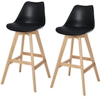 Lot de 2 tabourets de bar "Brina" noirs - Cooke and Lewis - Brico Dépôt à Saint-Dizier Lot de 2 tabourets de bar "Brina" noirs - Cooke and Lewis en promo chez Brico Dépôt Saint-Dizier à 79,90 €