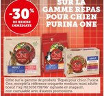 -30% de remise immédiate sur la gamme repas pour chien Purina One - Purina One - Super U à Metz -30% de remise immédiate sur la gamme repas pour chien Purina One - Purina One en promo chez Super U Metz