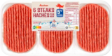 6 STEAKS HACHÉS PUR BŒUF AUCHAN - AUCHAN en promo à 10,49 € chez Auchan Hypermarché 6 STEAKS HACHÉS PUR BŒUF AUCHAN - AUCHAN dans le catalogue Auchan Hypermarché