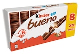 BARRE CHOCOLATÉE BUENO CHOCOLAT AU LAIT - KINDER en promo chez Netto BARRE CHOCOLATÉE BUENO CHOCOLAT AU LAIT - KINDER dans le catalogue Netto