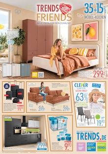 Couch im Trends Prospekt "TRENDS FOR FRIENDS" mit 8 Seiten (Oberhausen)