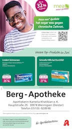 mea - meine apotheke Prospekt für Barsinghausen mit 4 Seiten mea - meine apotheke Prospekt für Barsinghausen: "Unsere Juni-Angebote", 4 Seiten, 01.06.2025 - 30.06.2025