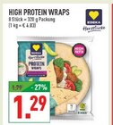 HIGH PROTEIN WRAPS im Angebot bei Marktkauf in Coesfeld HIGH PROTEIN WRAPS Angebote von EDEKA Herzstücke bei Marktkauf Coesfeld für 1,29 €