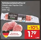 Schinkenzwiebelmettwurst bei Netto Marken-Discount im Prospekt "" für 1,79 €