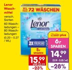 Waschmittel Angebote von Lenor bei Netto Marken-Discount Siegburg für 14,99 €