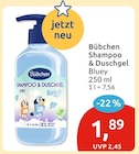 Shampoo & Duschgel Bluey von Bübchen im aktuellen budni Prospekt für 1,89 €